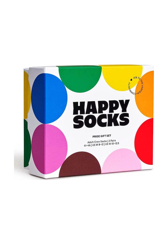 Happy Socks Pride Gift Κάλτσες Multi 2Pack