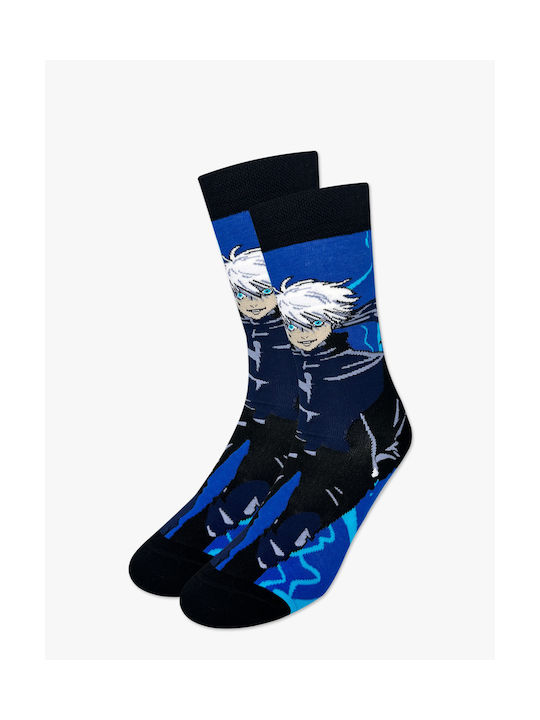 Nodo Cotton Socks Jujutsu Kaisen Designs Blue