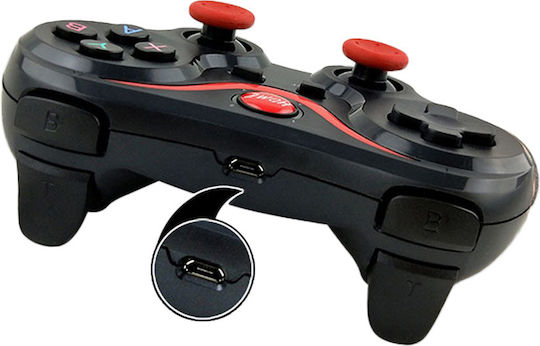 ZK16213QWS0 Ασύρματο Gamepad για Android / iOS Μαύρο