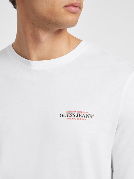 Guess Men's Long Sleeve Blouse White