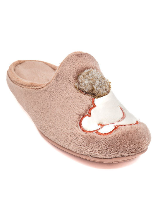 Relax Anatomic Winter Women's Slippers in Beige color