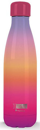 iDrink Flasche Thermosflasche Rostfreier Stahl 500ml Sunset