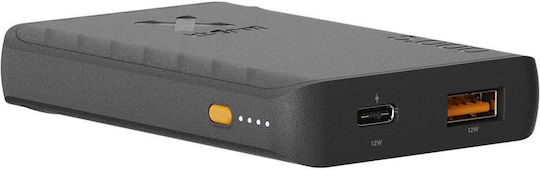 Xtorm Go2 Power Bank 5000mAh 12W με Θύρα USB-A και Θύρα USB-C Μαύρο