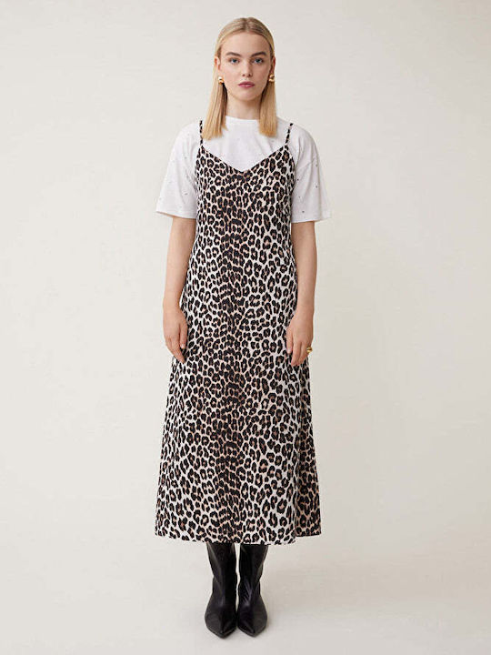 Suncoo Maxi Kleid Leopard