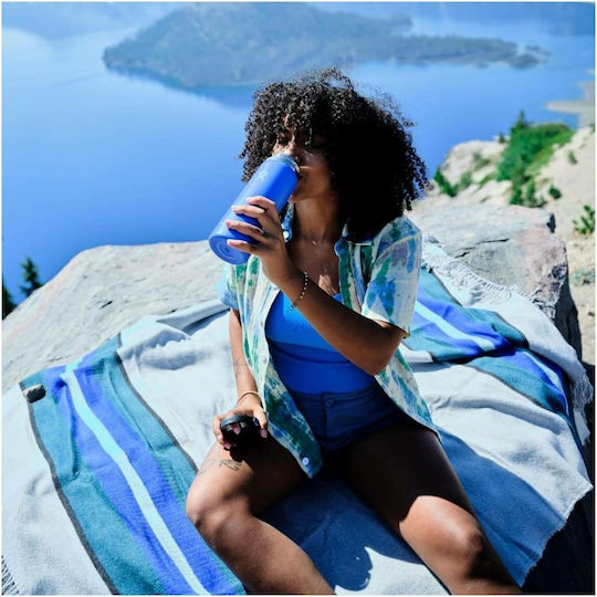 Hydro Flask Wide Flex Cap Μπουκάλι Θερμός Ανοξείδωτο BPA Free 591ml Cascade