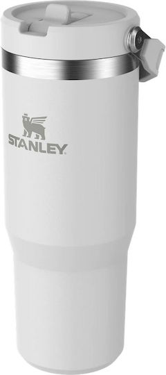 Stanley IceFlow Flip Μπουκάλι Θερμός Ανοξείδωτο BPA Free 890ml Frost με Καλαμάκι