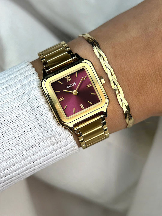 Cluse Gracieuse Petite Women's Watch with Gold Metal Bracelet