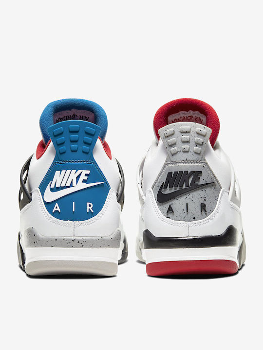 Air  4 Retro Ανδρικά Μποτάκια Λευκά