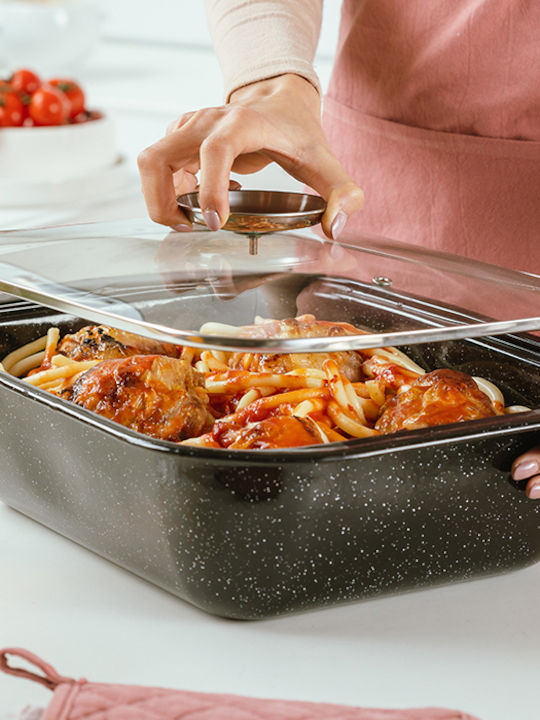 Nava Dutch Oven Rectangular Made of Aluminum 41x30cm 1pcs