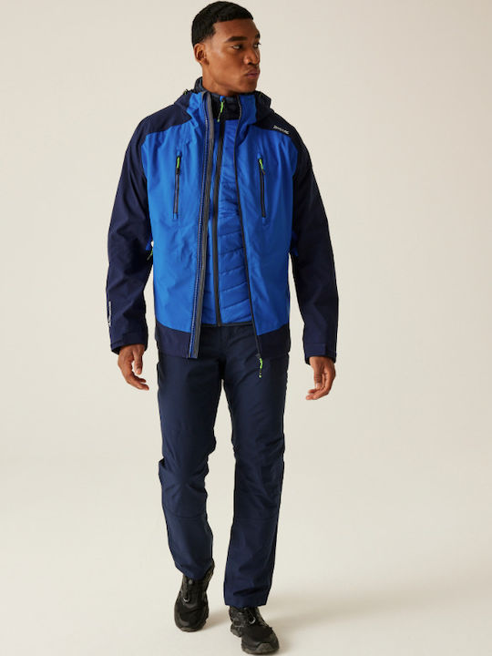 3 σε 1 Χειμωνιάτικο Μπουφάν Αδιάβροχο Blue/navy