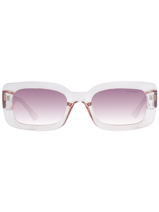 Skechers Women's Sunglasses with Pink Plastic Frame and Pink Gradient Lens SE6103 5372H