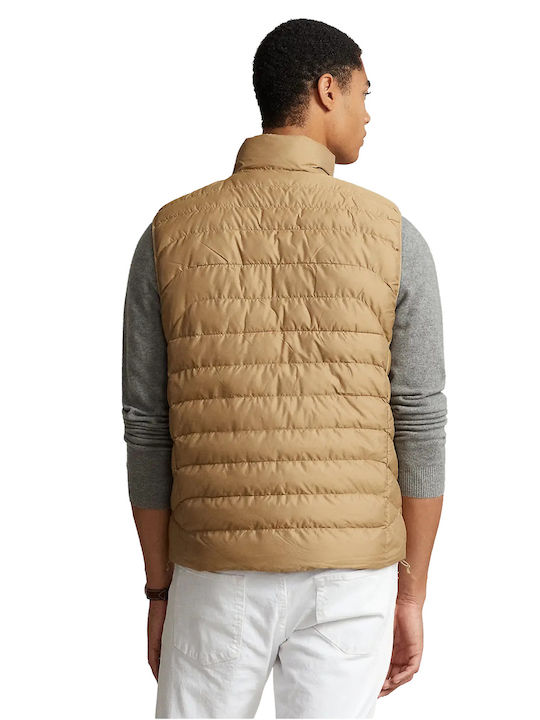 Ralph Lauren Men's Sleeveless Jacket Desert Khaki