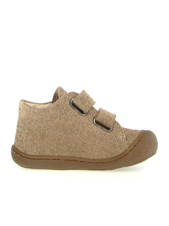 Kids Sneakers High Anatomic with Scratch Beige / Gold