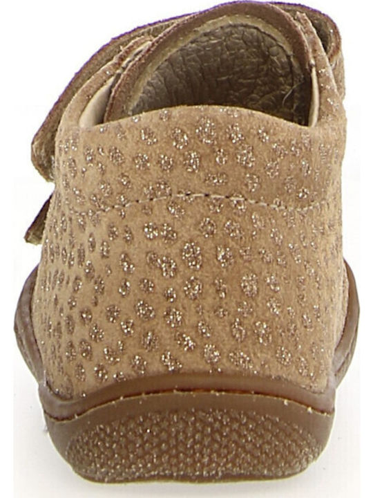 Kids Sneakers High Anatomic with Scratch Beige / Gold