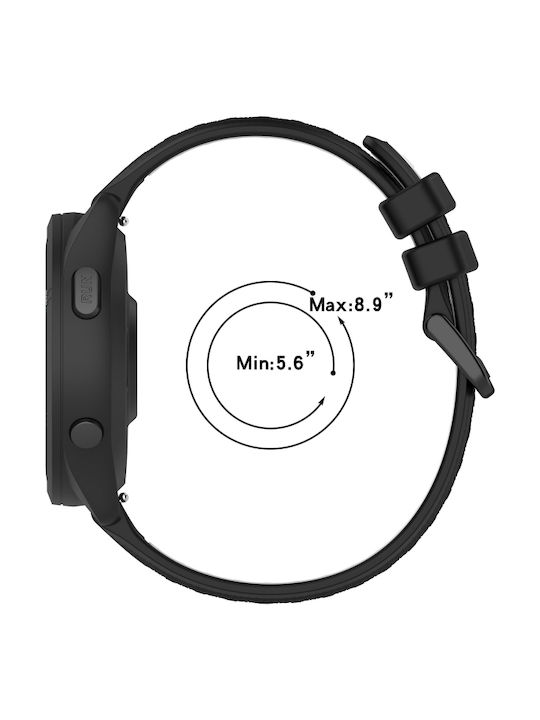 Curea de cauciuc Alb 22mm