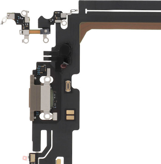 Релайф Lightning заряден конектор за iPhone 13 Pro Max микрофон златен