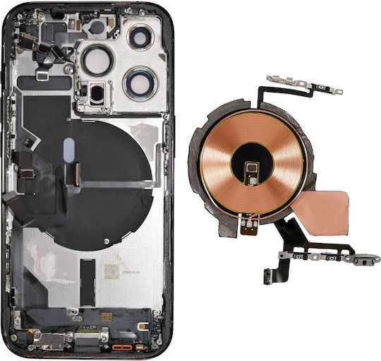 Wireless Charging Coil Iphone 14 Pro Max Nfc Sensor + Original Buttons