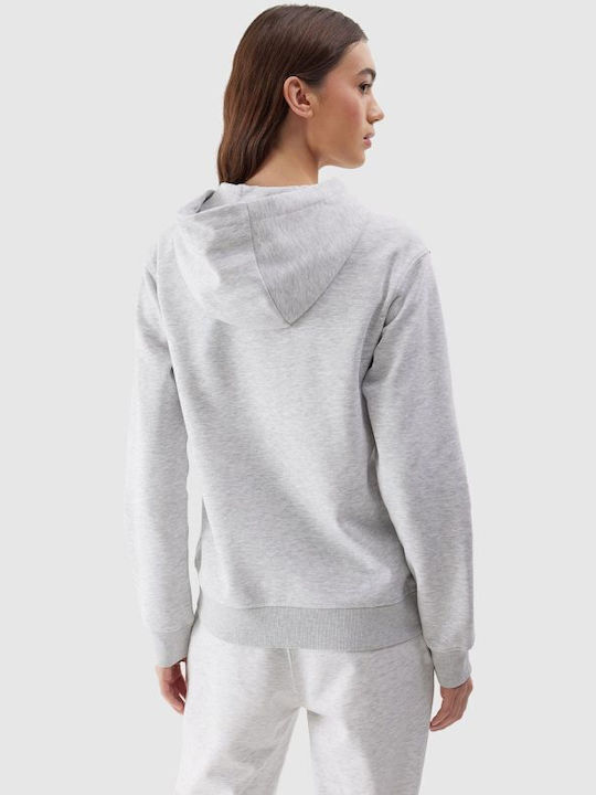 4F Women's Hooded Cardigan Gray