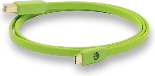Oyaide USB 2.0 Cable USB-C male - USB-A Πράσινο 1m