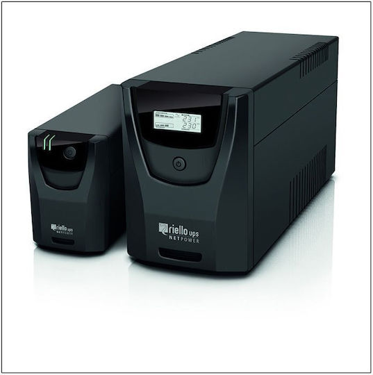Riello NPW 800 UPS Line-Interactive 800VA 480W με 4 IEC Πρίζες