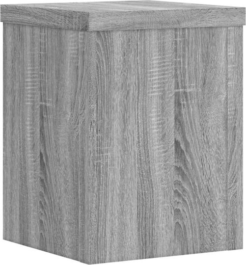 vidaXL Pflanzenständer Holz Grau 15cmx15cmx20cmcm. 2Stück