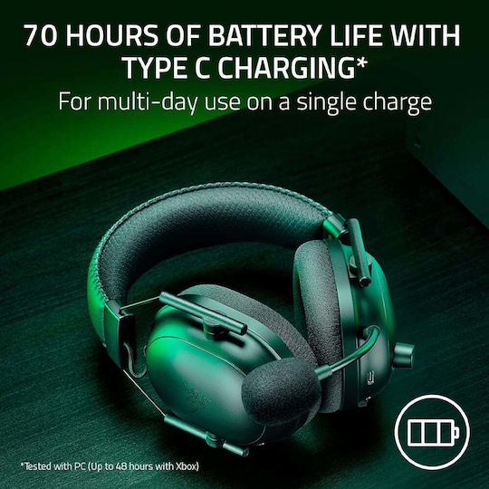 Razer BlackShark V2 Pro For XBOX Wireless Over Ear Gaming Headset with Bluetooth USB Connectivity for XBOX