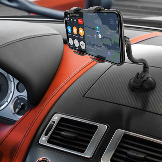 Linq Car Mount Rotatable Adjustable Suction Cup 360 ° Flexible Arm Black