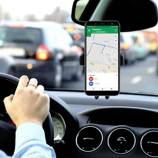 Car Holder Smartphone Suction Cup Mount Dashboard Windshield Black