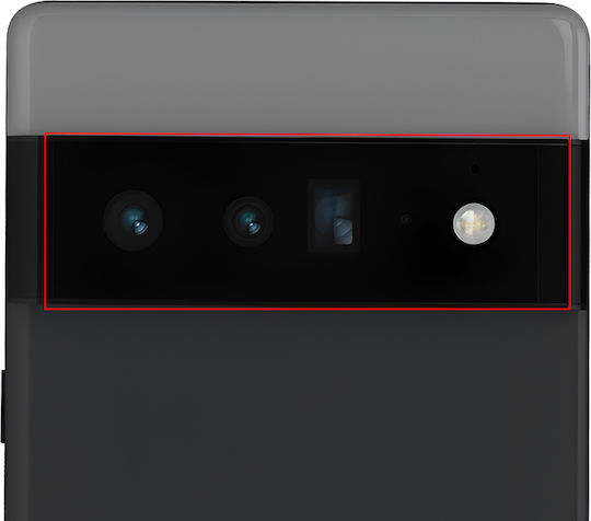 Clappio Camera Lens Pixel 6 Pro Compatible Part Black