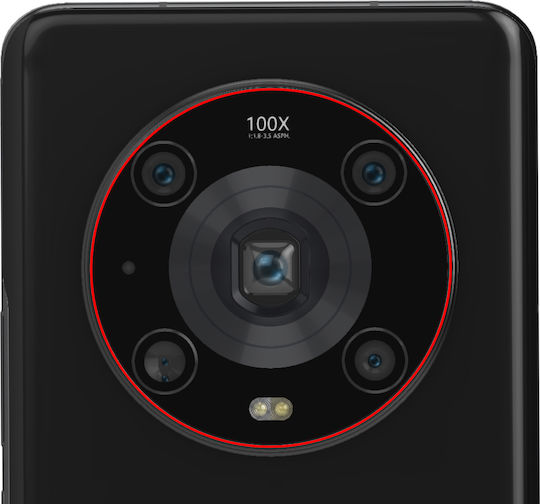 Clappio Camera Lens Honor Magic 4 Pro Compatible Part Black