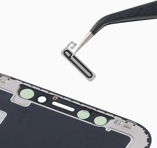 Clappio Lautsprechergitter Ersatz für iPhone Xs Xs Max Schwarz