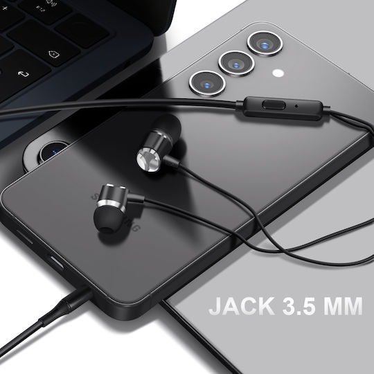 Linq Earphones 3.5mm In-ear Jack Microphone Black