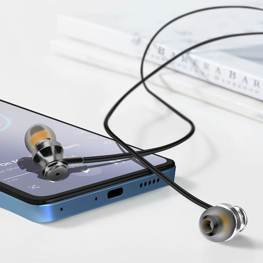 Wired Usb-c In-ear Earphones Linq Silver Microphone Button