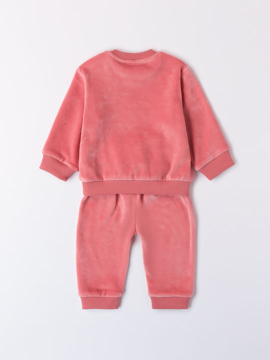 iDO Kids Sweatpants Set Rose