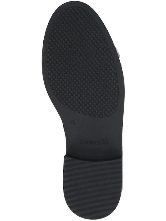 Δερμάτινα Γυναικεία Loafers σε Μαύρο Χρώμα