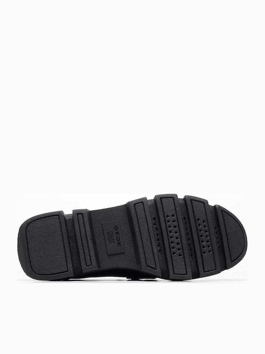 D.vilde Leder Damen Loafers in Schwarz Farbe