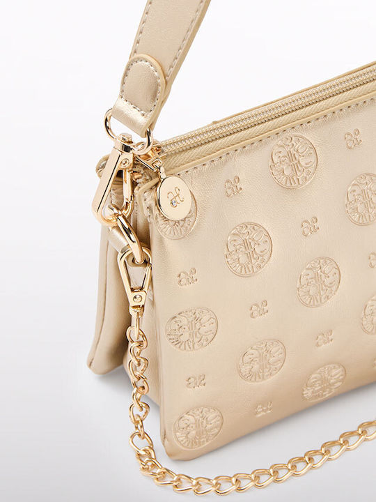 Abel & Lula Kinder Rucksack Umhängetasche Gold