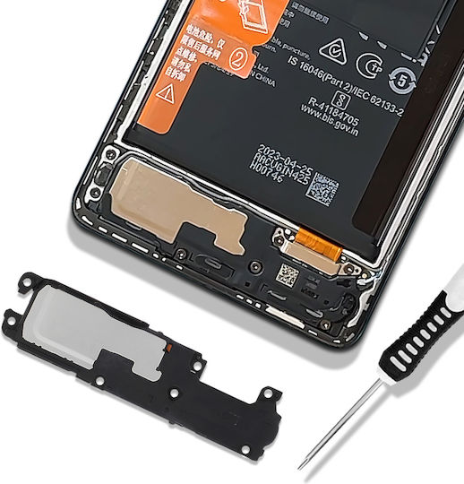 Clappio Externe Lautsprecher Honor Magic 5 Lite Kompatibles Ersatzteil Schwarz