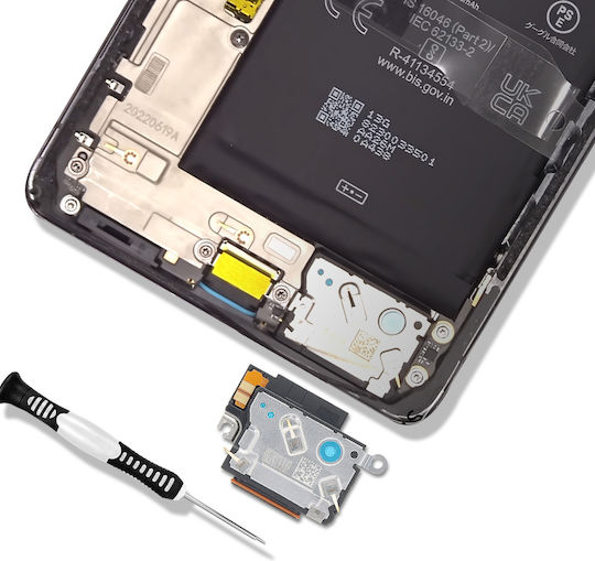 Clappio Externe Lautsprecher Google Pixel 7 Pro Kompatibles Ersatzteil Schwarz