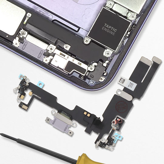 Relife Ladeanschluss Iphone 14 Plus Lightning Micro Port Lavendel