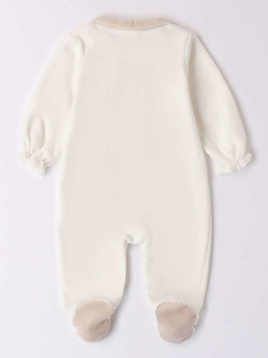 iDO Baby Bodysuit Velvet ecru