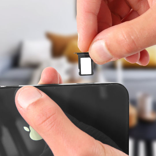 Sim Card Drawer Apple Iphone 12 Mini Replacement Nano Sim Slot Black
