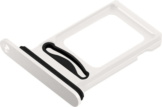 Слот за SIM карта Clappio за iPhone 14/14 Plus Starlight White