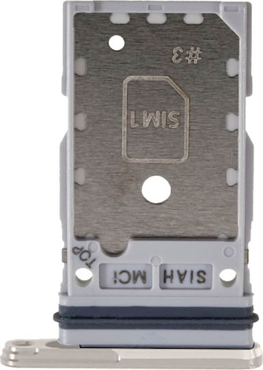 Replacement Sim Card Tray Samsung Galaxy S23 S23 Plus Cream
