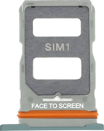 Clappio Sim Card Slot Xiaomi 12 Lite Dual Nano Sim Light Blue