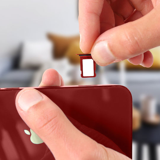 Sim Card Drawer Apple Iphone 12 Mini Replacement Nano Sim Slot Red