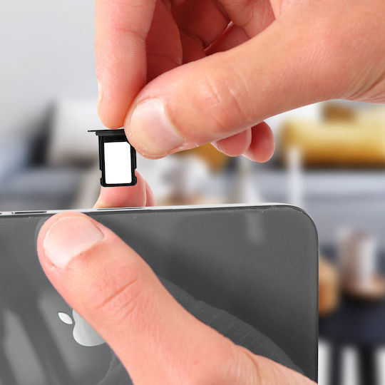 Sim Card Drawer for iPhone 12 Pro Replacement Nano Sim Slot Graphite