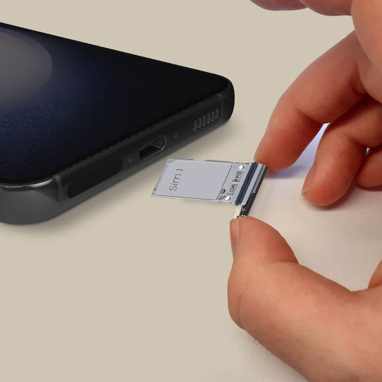 Replacement Sim Card Tray Samsung S23 S23 Plus Graphite