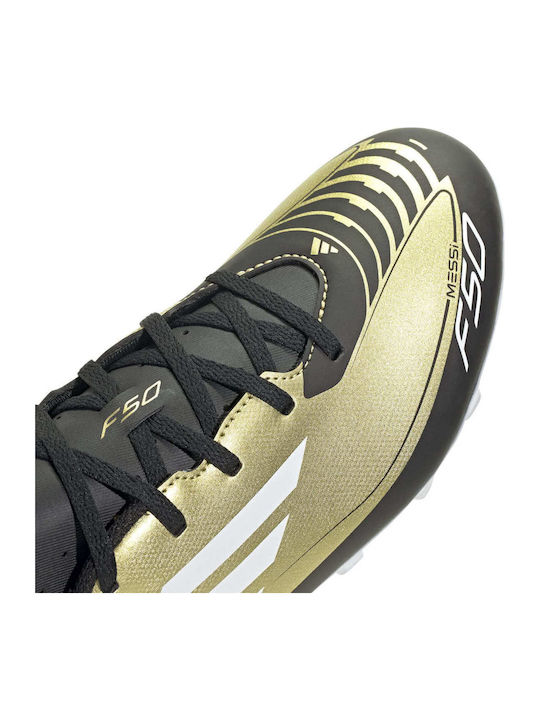 adidas F50 Club Messi Football Shoes with Cleats Gold