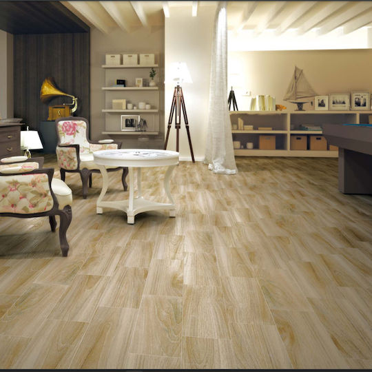 Keratile Fliese Boden Innenbereich 61x20cm Beige